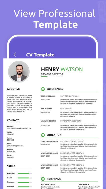 CV Maker - Resume Builder