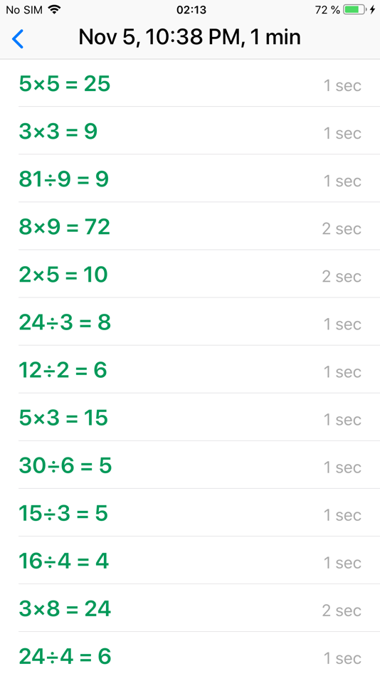 #6. Mental math trainer & coach (iOS) Podle: ARTEM KAZANOVICH