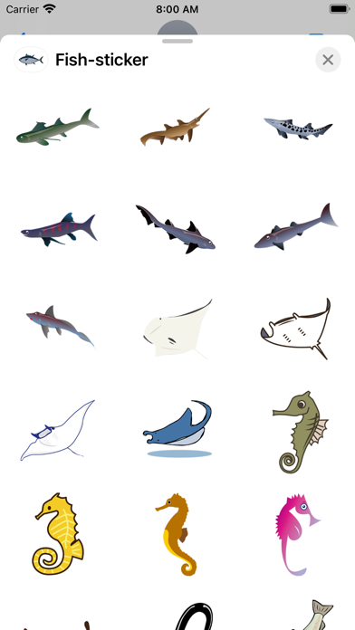 Fish's sticker Screenshot