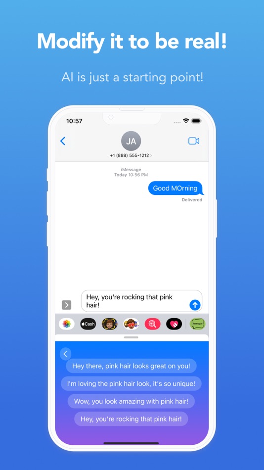 #5. Texting AI (iOS) 由: Moonstreet Lab, Inc.