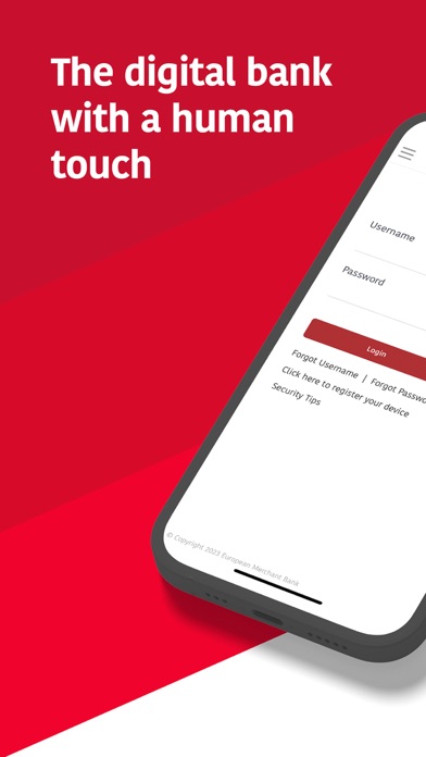 EMBank Mobile Screenshot