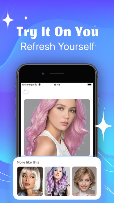 Hair Color Changer Hair Try On Screenshot