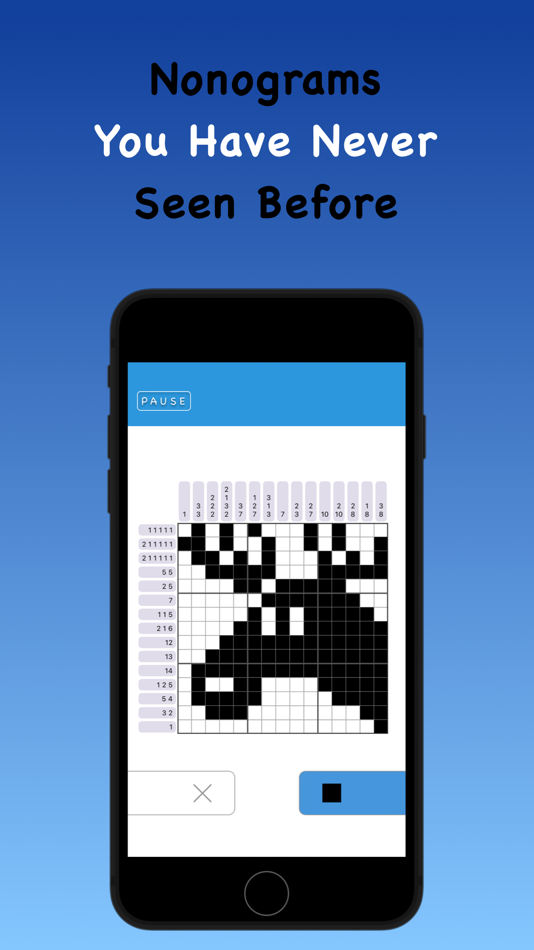 #1. Meegram - Nonogram Puzzles (iOS) By: Dmytro Vodianyk