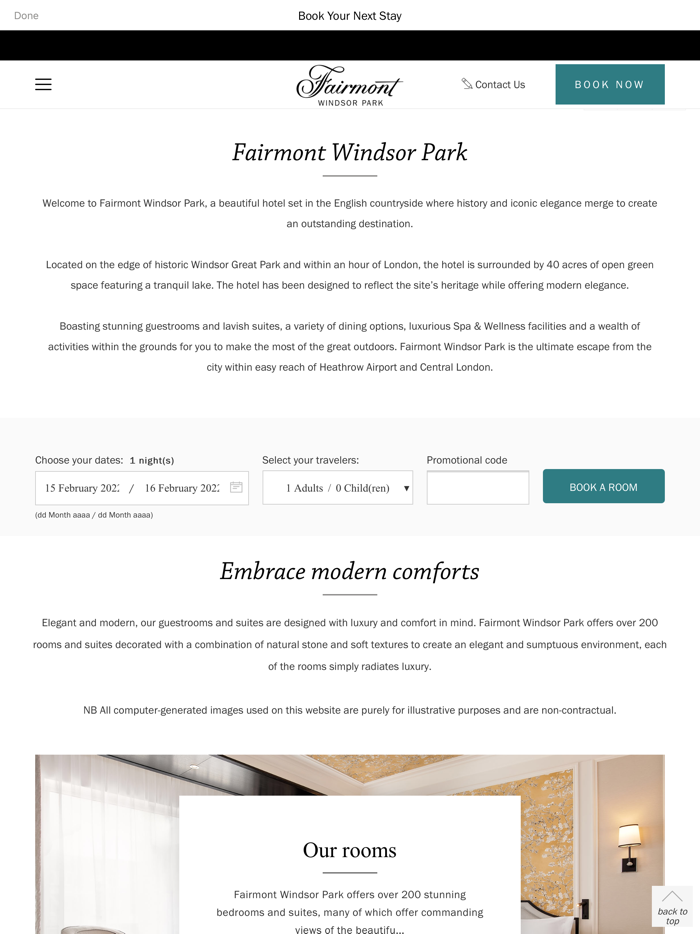 Fairmont Windsor Park