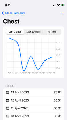 Body Measurement & Tracker screenshot 5