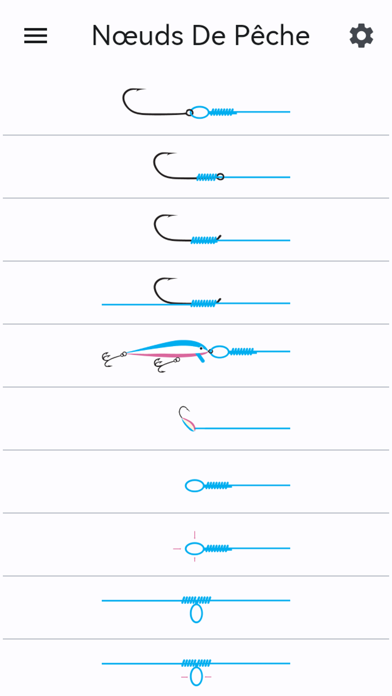 Screenshot #1 pour Nœuds De Pêche Pro