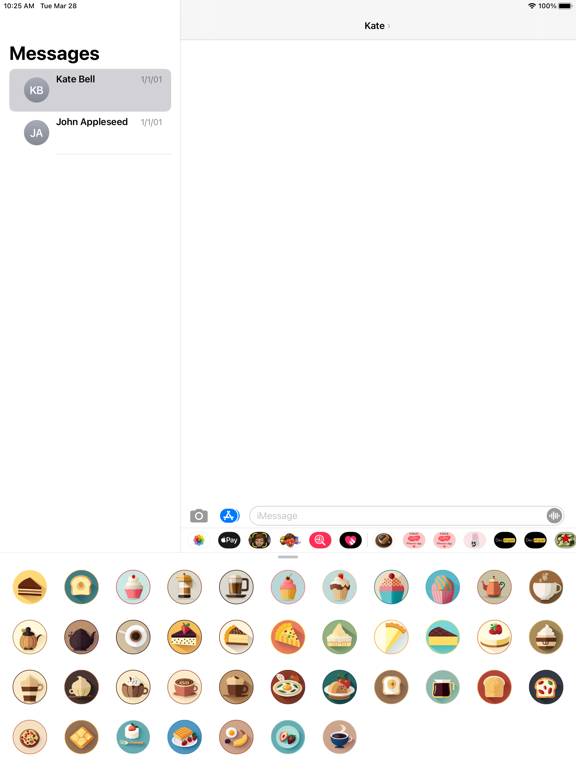 Screenshot #4 pour Daily Breakfast Stickers