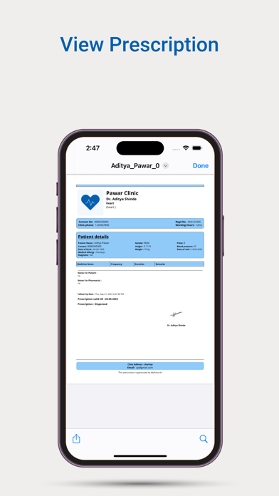 MyPrescrib Screenshot