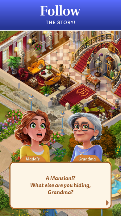 screenshot of Merge Mansion 1