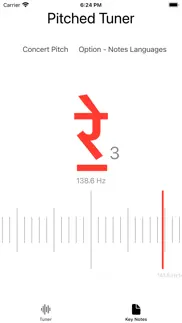 pitched tuner iphone screenshot 3
