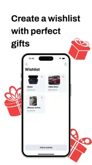 wishly: wishlist and gifts iphone screenshot 2