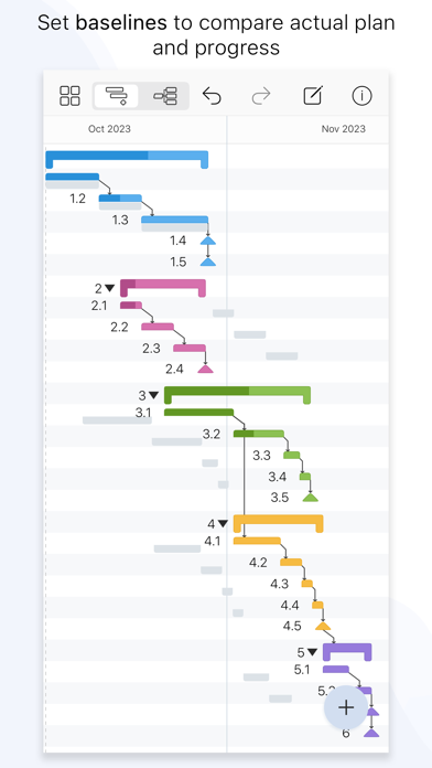 Project Office X: Gantt chart Screenshot