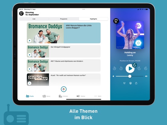 YOU FM App iPad screenshot 5 - Music app