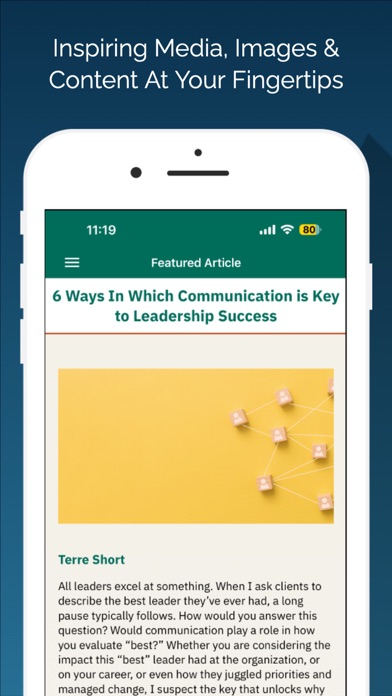 Thriving Leader Collaborative Screenshot