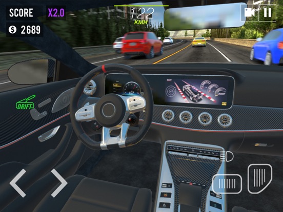 Racing in Car 2021 iPad app afbeelding 4