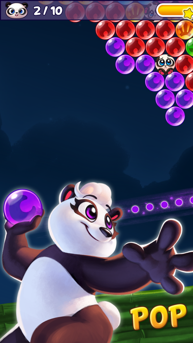 Screenshot #1 pour Panda Pop! Jeu de tir à bulles