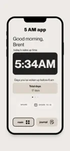 5AM app: Wake Up Motivation screenshot #2 for iPhone