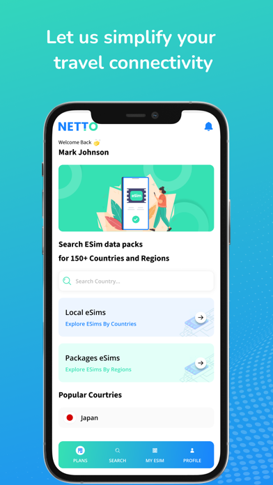 Netto | eSIM Internet Store Screenshot