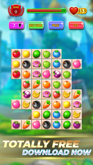 Onet Connect Fruit Blaze Blitz Screenshot