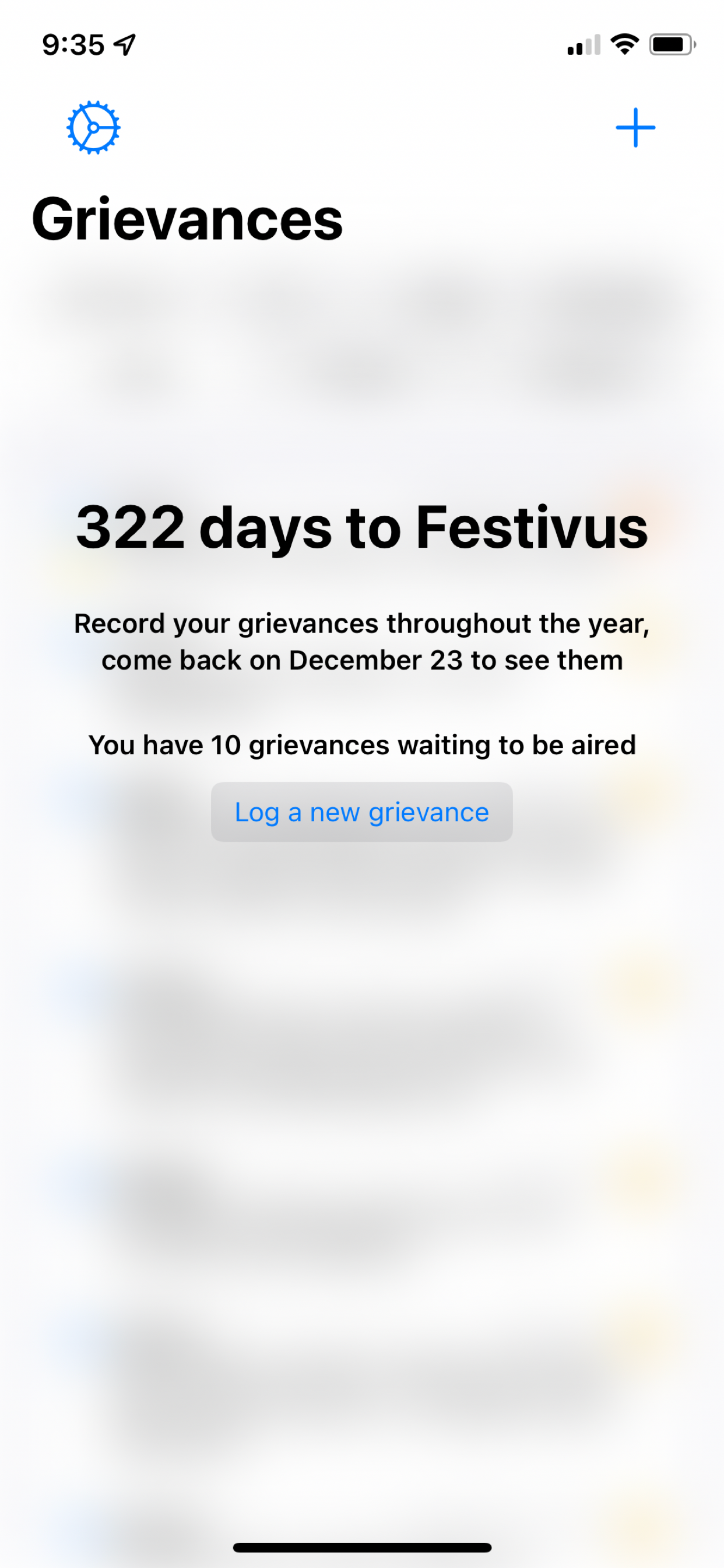 Festivus Grievances
