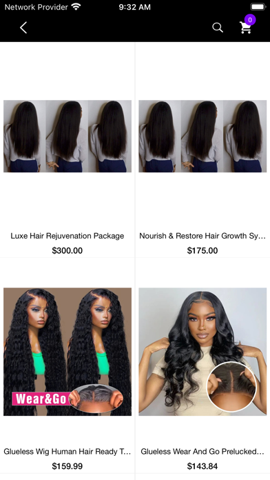 Glueless Wigs Screenshot
