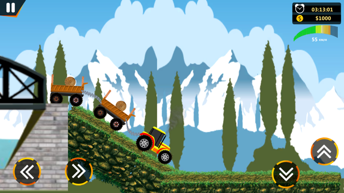 Cargo Loader Mountain Driving