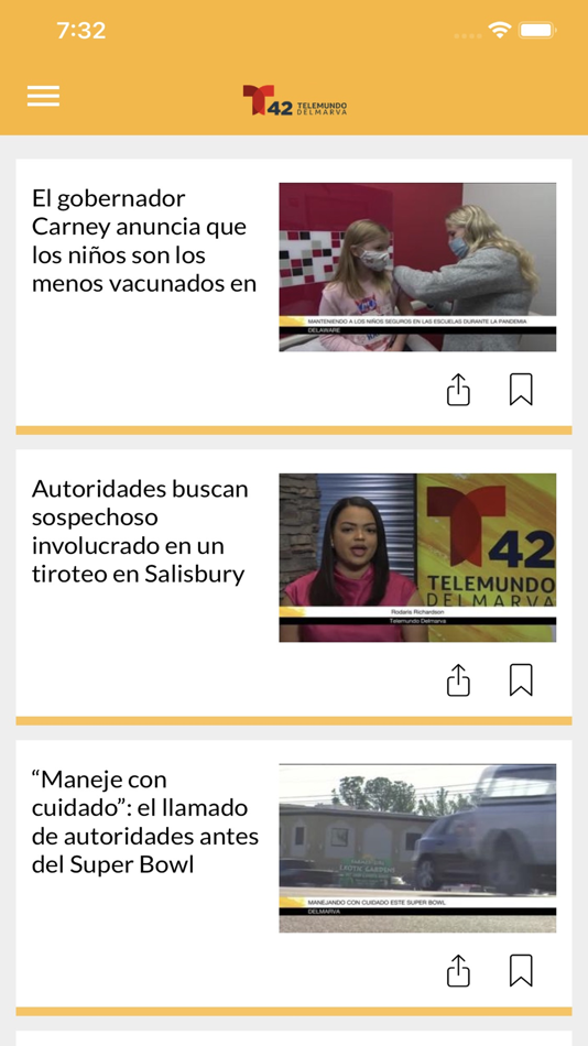 Telemundo Delmarva (iOS) Podle: WBOC Telemundo Delmarva (iOS) Podle: WBOC