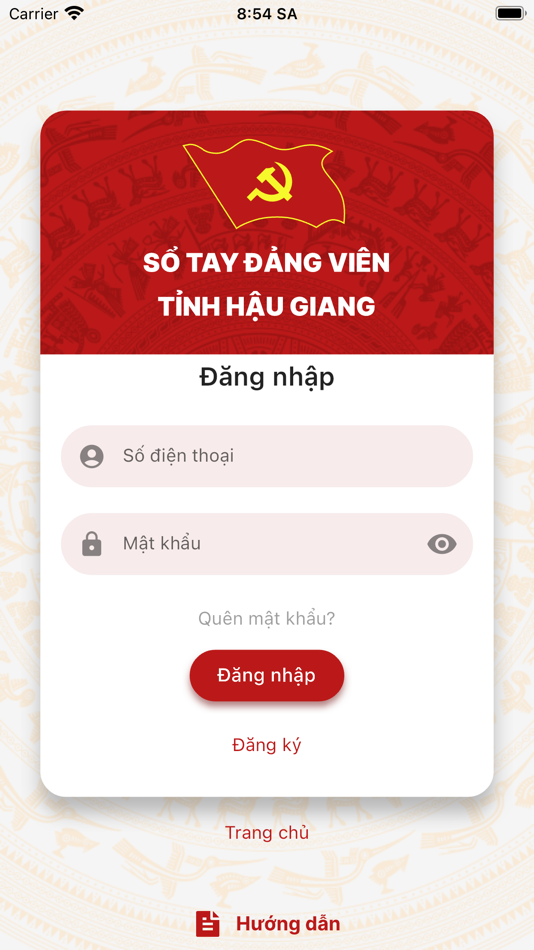Sổ tay Đảng viên Hậu Giang - 1.1.8 - (iOS)