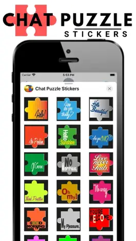 Game screenshot Chat Puzzle Stickers hack