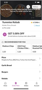 Yummies Kebab Blaina screenshot #3 for iPhone