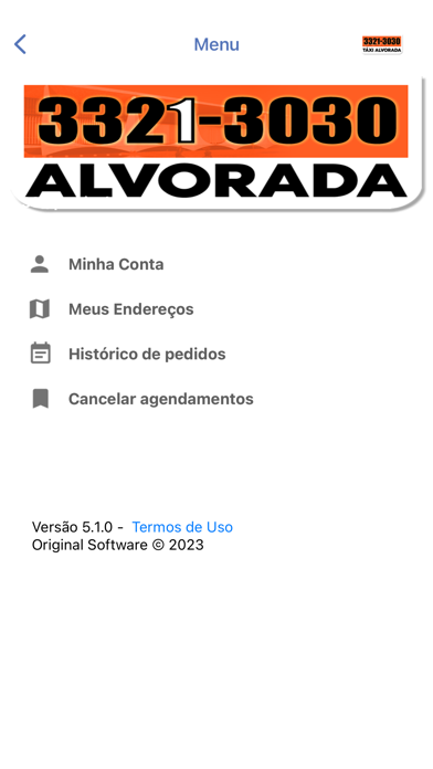Táxi Alvorada Brasilia Screenshot