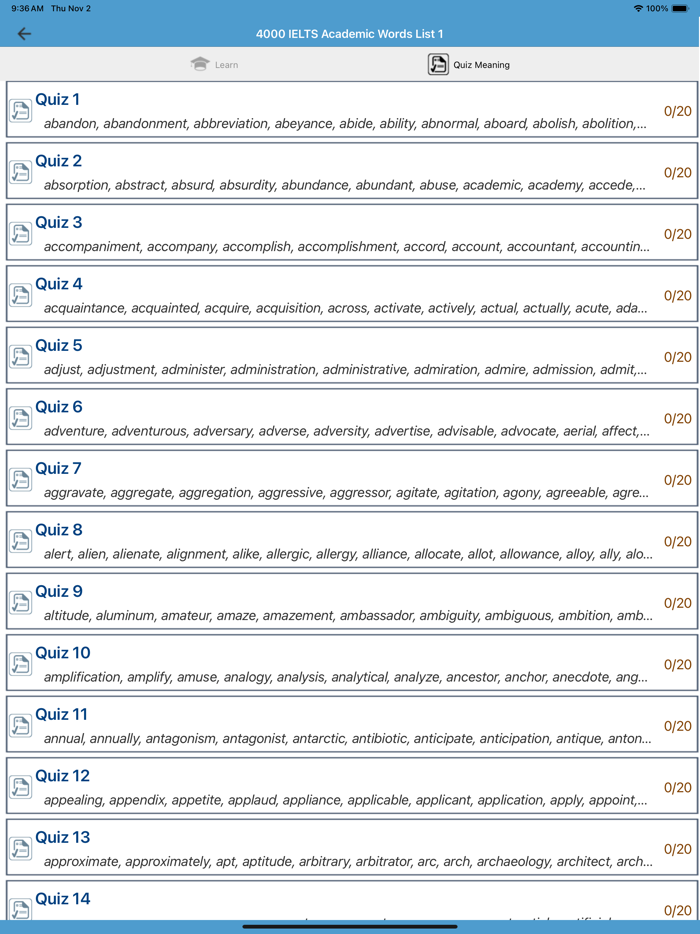 6000 IELTS Academic Vocabulary