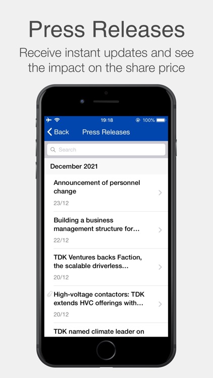 TDK Global Investor Relations screenshot-4