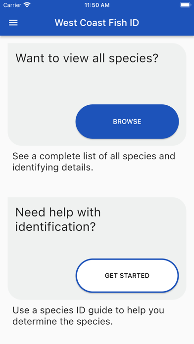 West Coast Fish ID Screenshot