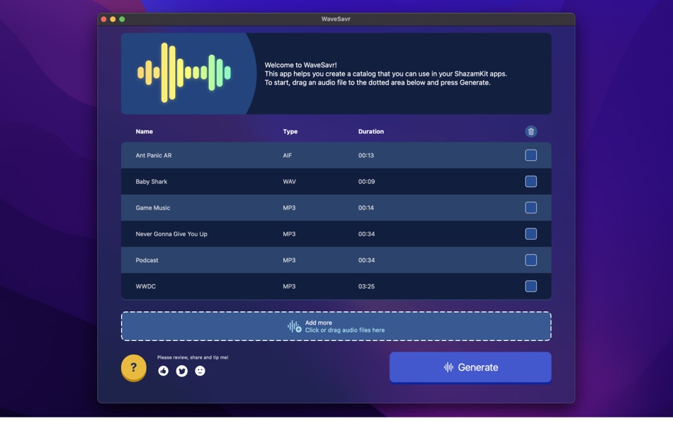 #1. WaveSavr (macOS) Podle: Hendri Soerianto