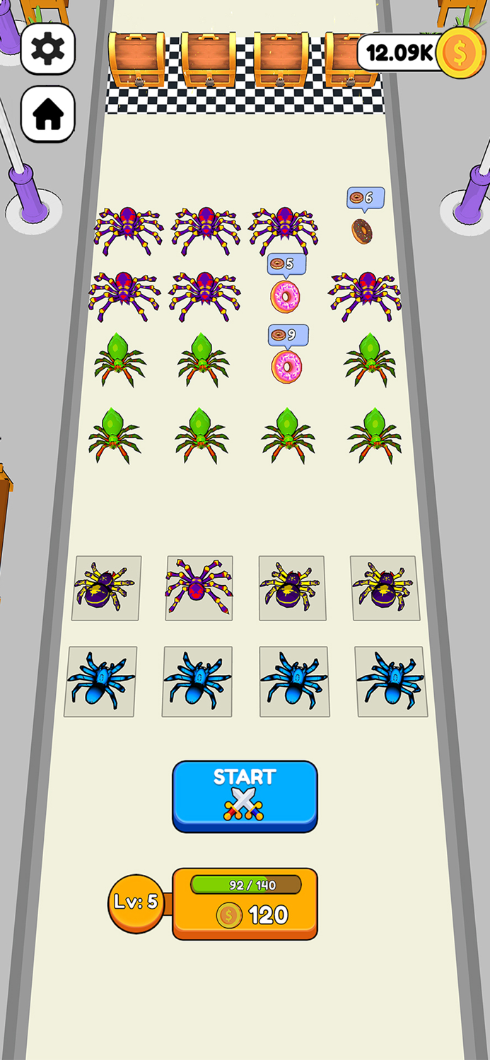 Merge Ants Underground Battle