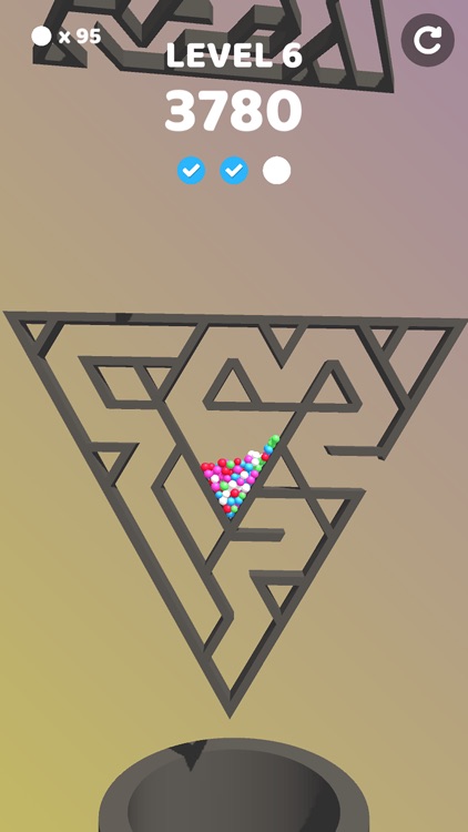 Roll Balls 3D:Rotate Maze Game