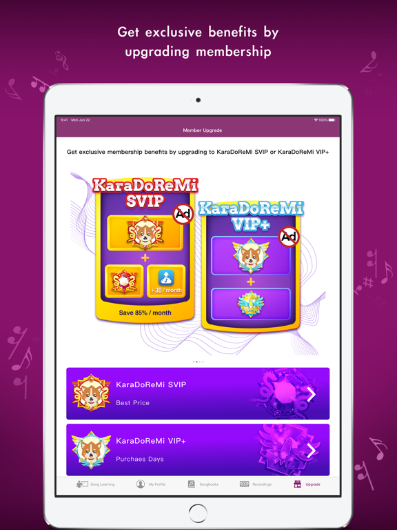 KaraDoReMi - Your Karaoke Pal iPad screenshot 8 - Music app