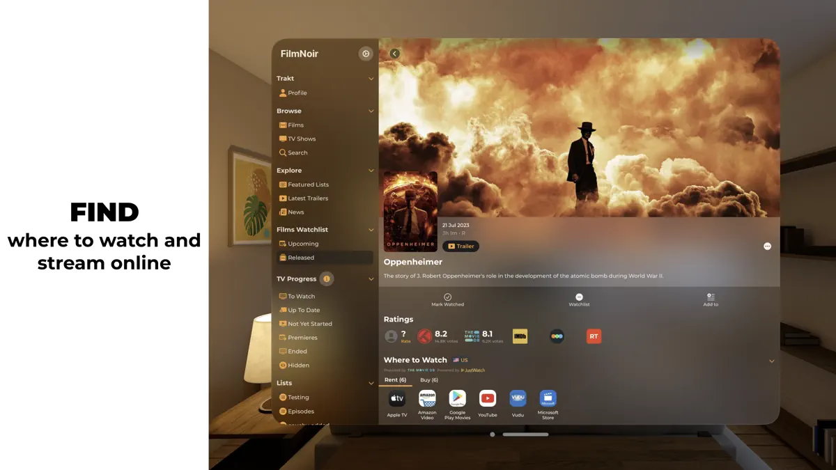 FilmNoir TV Tracker for Trakt screenshot 3