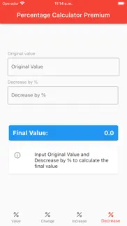 percentage calculator premium iphone screenshot 1
