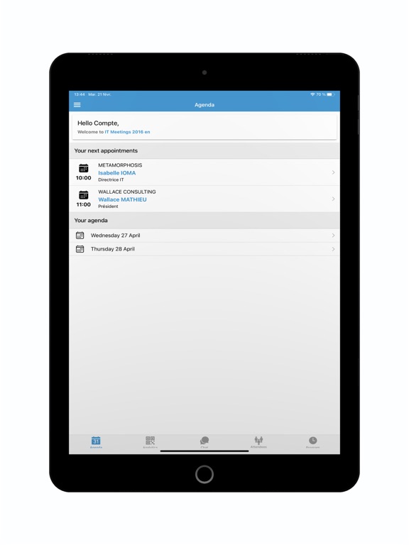 Weyou App iPad screenshot 2 - Business app