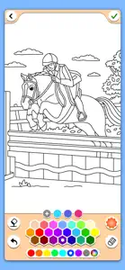 Horse coloring game screenshot #6 for iPhone