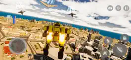Game screenshot Flying Mecha Robot War Game 3D apk