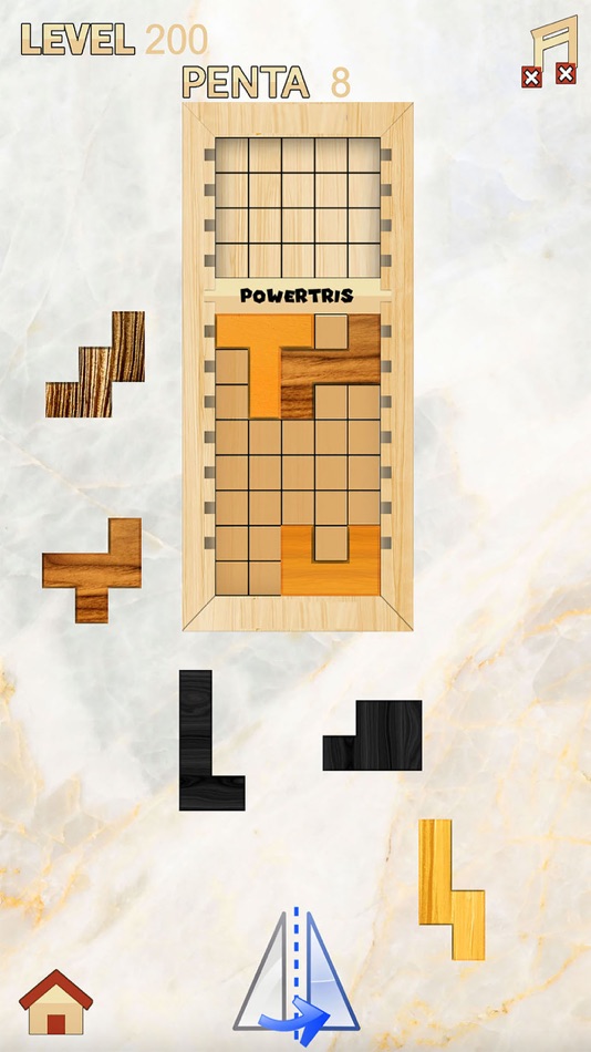 #4. Powertris Game (iOS) Podle: Liana Silva
