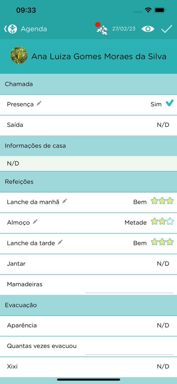 Diário Escola Mestres EI