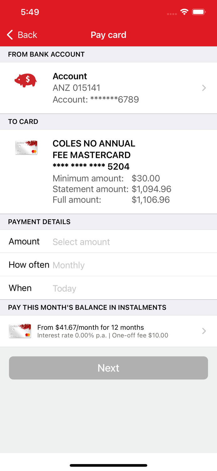 Coles Mobile Wallet