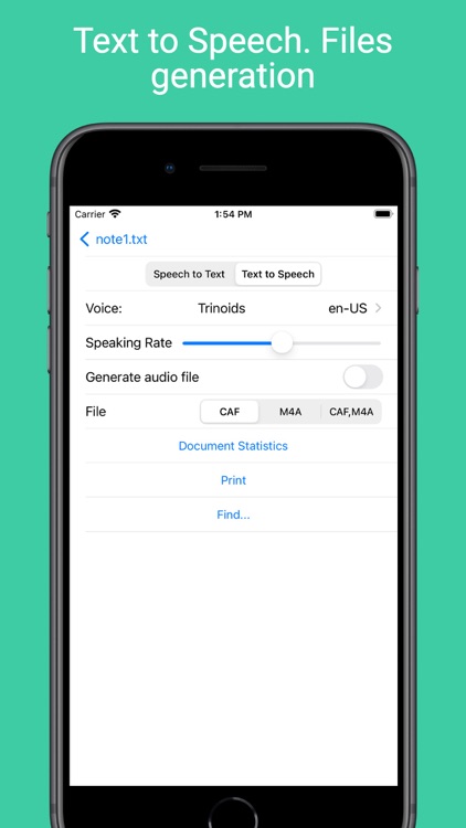 Voice Notebook - audio to text