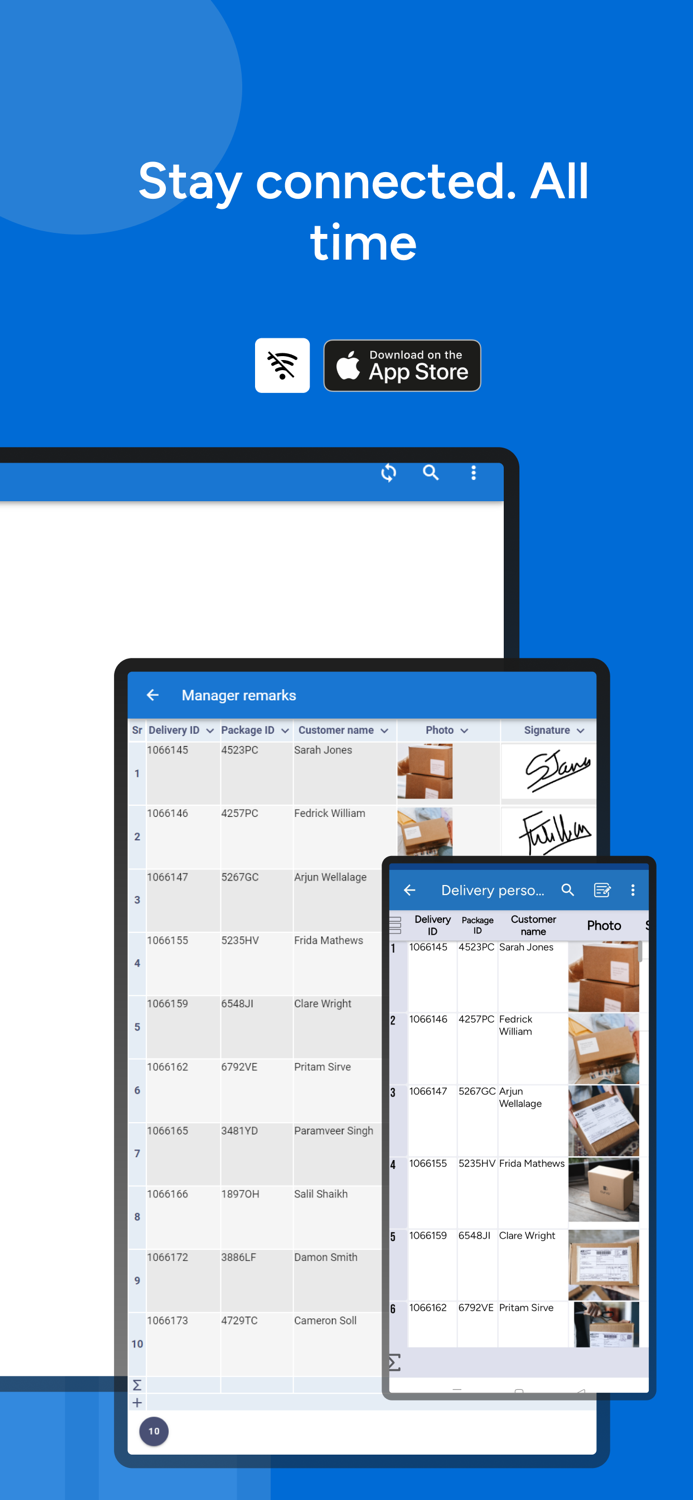 Table Notes - Mobile Excel