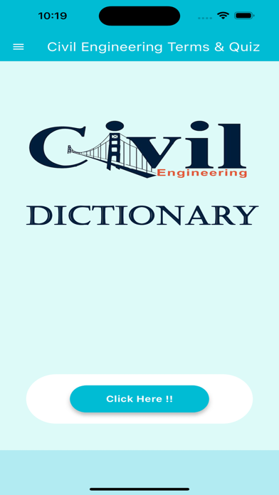 Civil Engineering Terms & Quiz Screenshot
