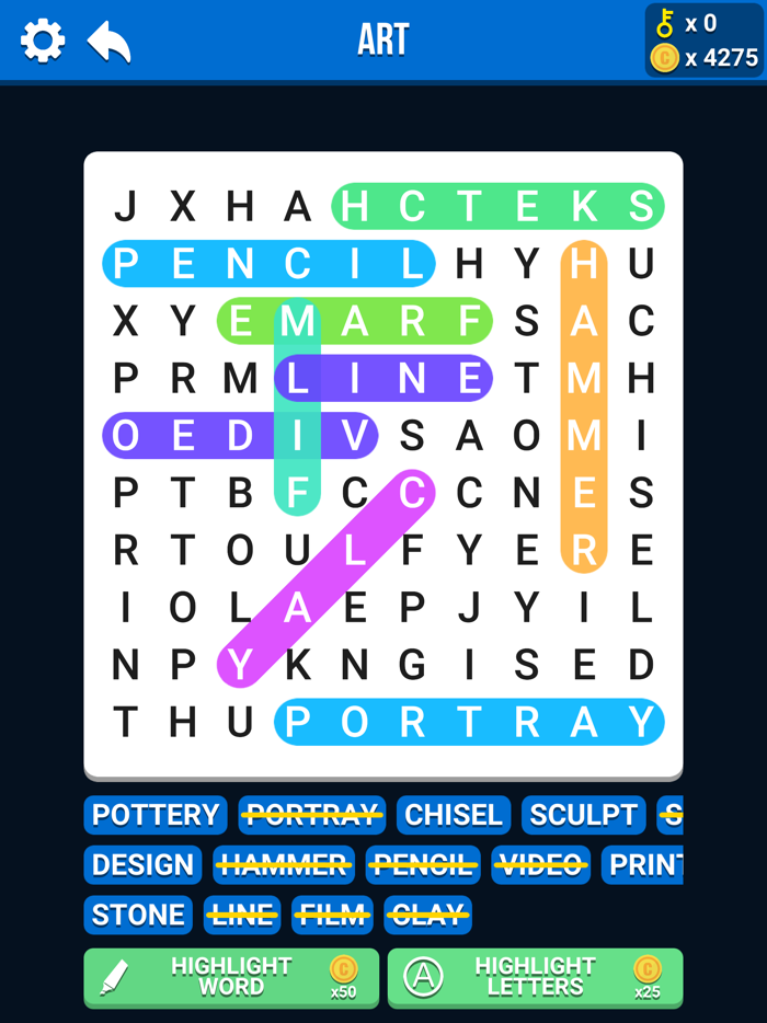Guess Word CrossWord Puzzle